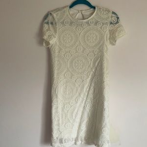 White lace dress